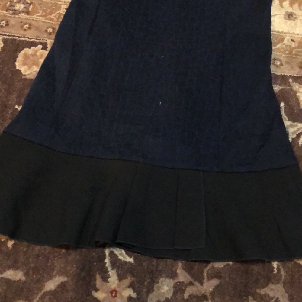 Tory Burch Textured Short Sleeve Flounce Dress - Picture 3 of 7